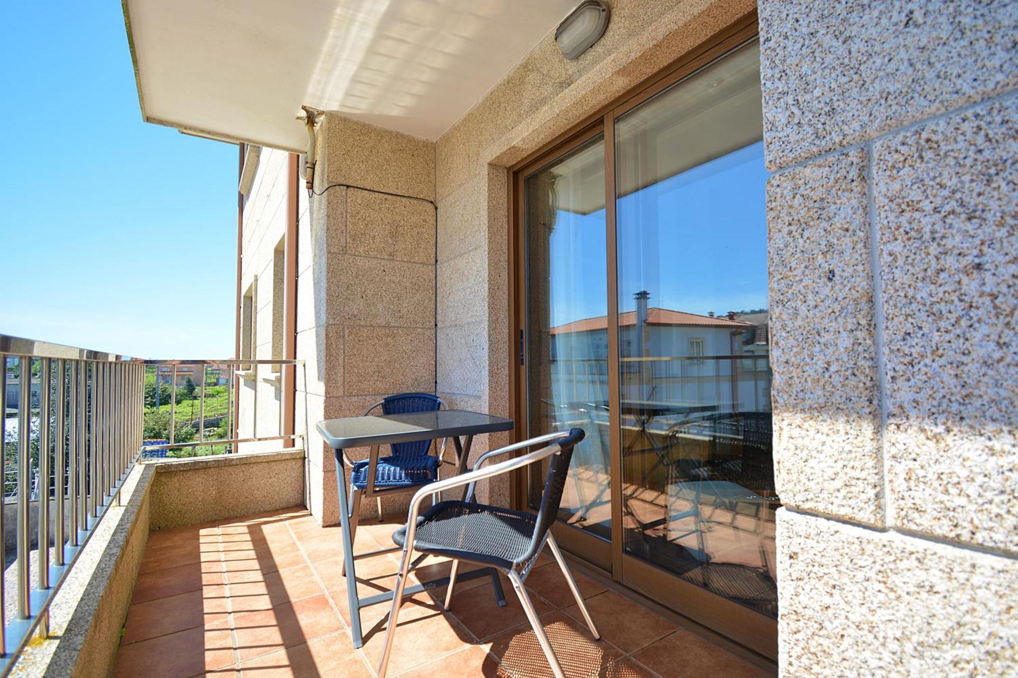 Piso Con Terraza A Un Paso De Playa De A Lanzada Lägenhet Sanxenxo Exteriör bild