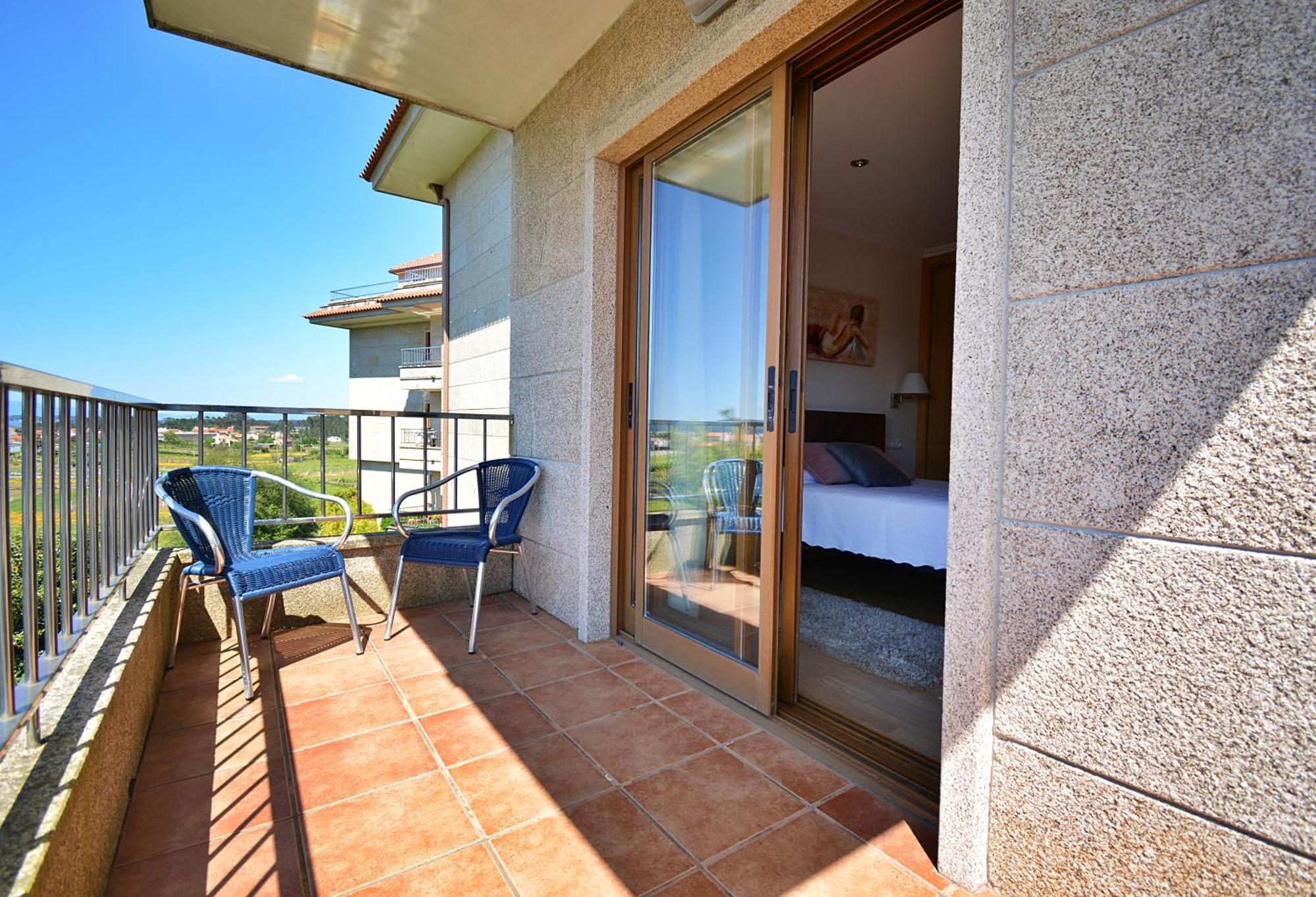 Piso Con Terraza A Un Paso De Playa De A Lanzada Lägenhet Sanxenxo Exteriör bild